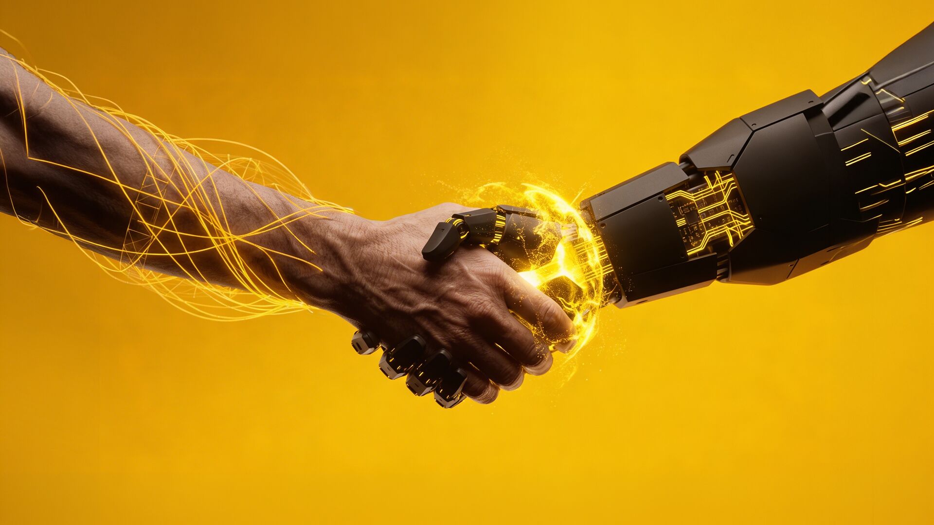Human and AI in collaboration