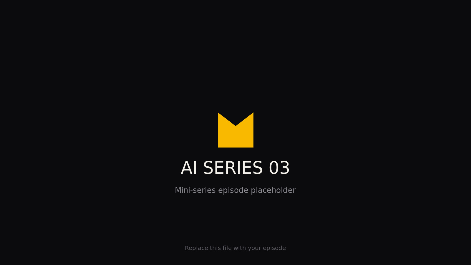 AI Series 03